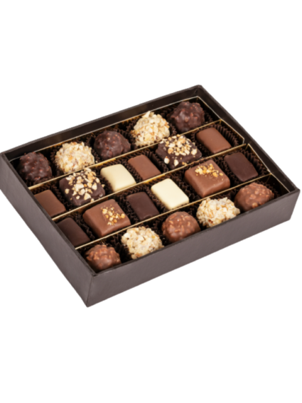 Coffret Chocolat d'Origine - Amandes et Noisettes Chocolat 240g