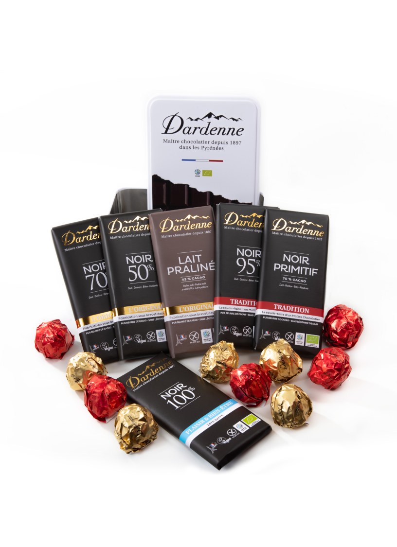 Boîte tout chocolat - 820g - Chocolat Dardenne