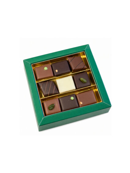 Coffret 9 chocolats NON BIO - 80g
