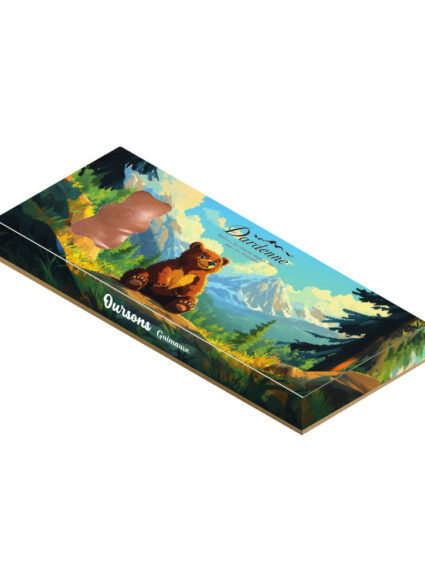 COFFRET 4 OURS GUIMAUVE VANILLE CHOCOLAT AU LAIT NON BIO - 90 g