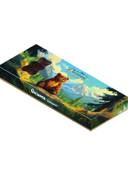 COFFRET 4 OURS GUIMAUVE VANILLE CHOCOLAT NOIR NON BIO - 90 g