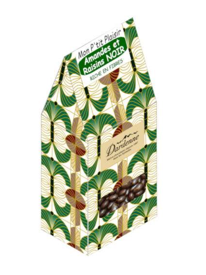 MON P'TIT PLAISIR - AMANDE et RAISIN CHOCOLAT NOIR - 130g